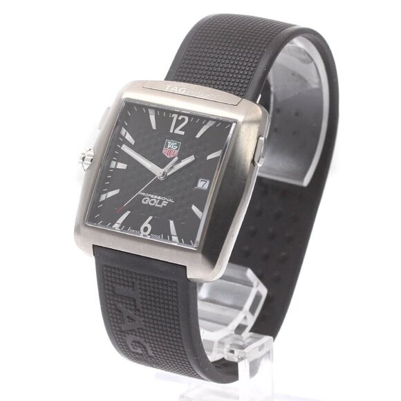 TAG HEUER Professional golf WAE1111-0 black Dial Quartz Men\'s Watch_878281 main image 8